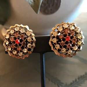 Vintage Rhinestone Earrings